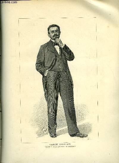 REVUE ILLUSTREE N° 213 - Jean Richepin par Maurice Bouchor, Les grandes industries - La maison lumière par Paul de Lacroix, Gabriel Hanotaux par Henr