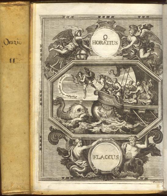 QUINTI HORATII FLACCI OPERA. Interpretatione et notis illustravit Ludovicus Desprez Cardinalitius Socius ac Rhetor Emeritus, jussu christianissimi regis, in usum serenissimi Delphini ac serenissimorum pricipum Burgundiae, andium, Biturigum. - ORAZIO FLACCO Quinto.