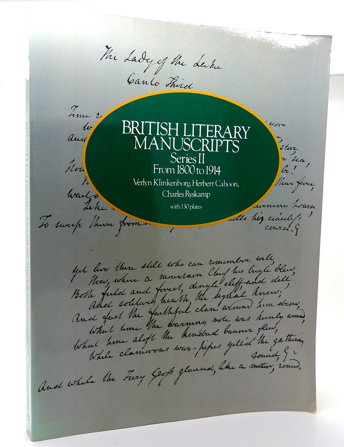 BRITISH LITERARY MANUSCRIPTS, SERIES II From 1800 to 1914 - Verlyn Klinkenborg