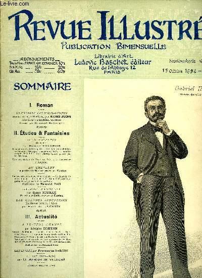 REVUE ILLUSTREE N° 213 - Jean Richepin par Maurice Bouchor, Les grandes industries - La maison lumière par Paul de Lacroix, Gabriel Hanotaux par Henr