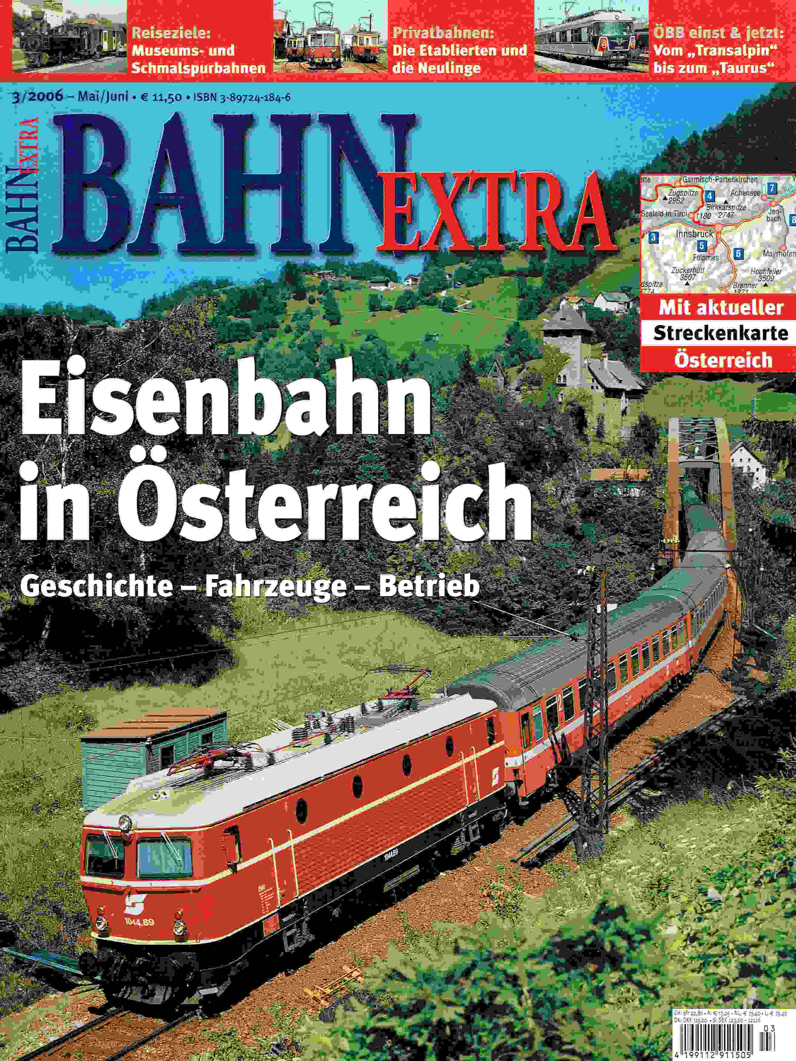 Bahn Extra 03/06: Eisenbahn in Österreich. - Brinker, Helmut u.a.