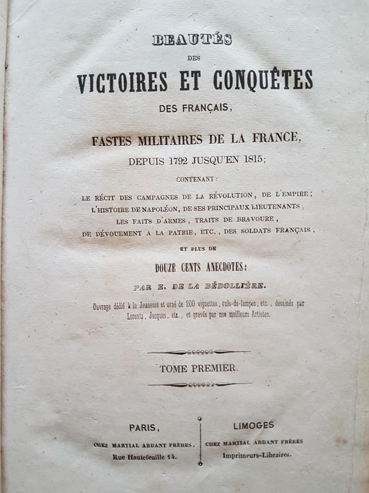 Médaille 1er Empire Victoires Et Conquêtes Des Français 1820 - Pièce Rare Du XIXe Siècle