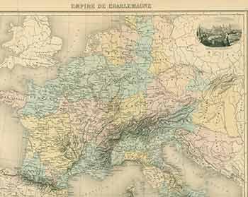Empire De Charlemagne 19th Century Map Of Empire Of Charlemagne By L Smith Engraver 12 Manuscript Nbsp Nbsp Paper Nbsp Collectible Wittenborn Art Books