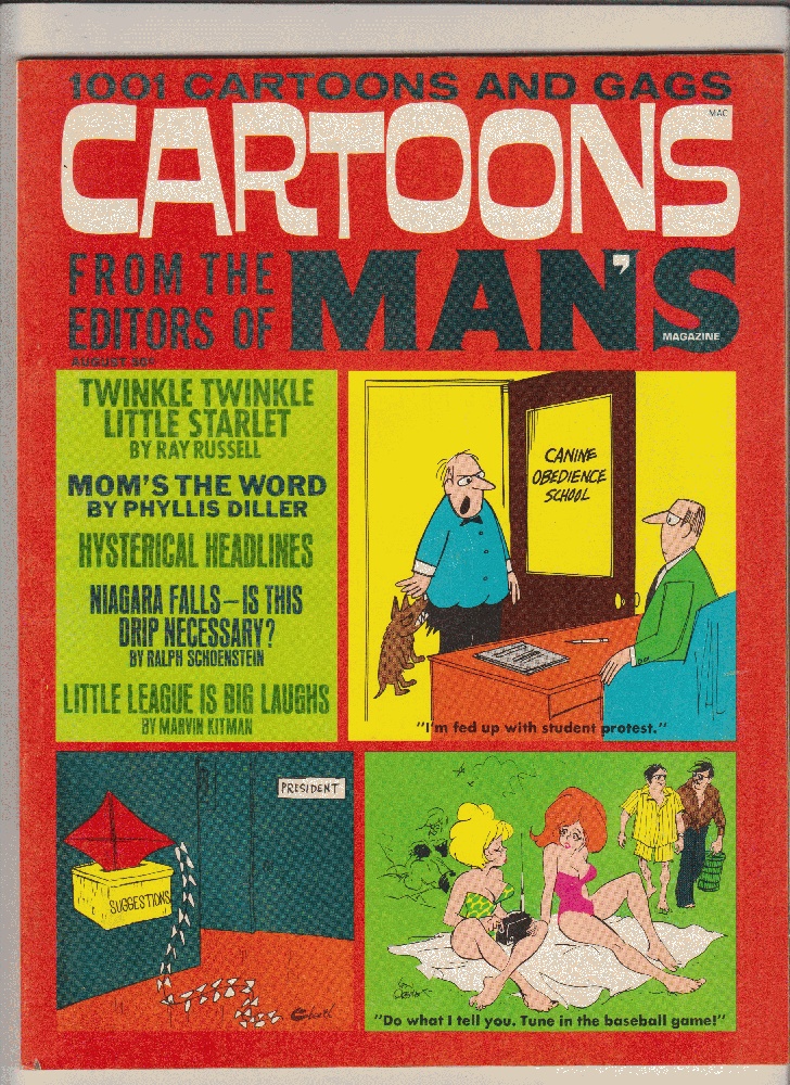 Cartoons From the Editors of Mans Magazine (Aug. 1970, Vol. 6, # 4) by ...