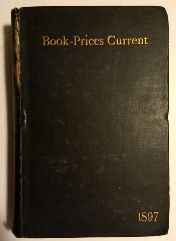 BookPrices Current Record of the prices at which books have been sold