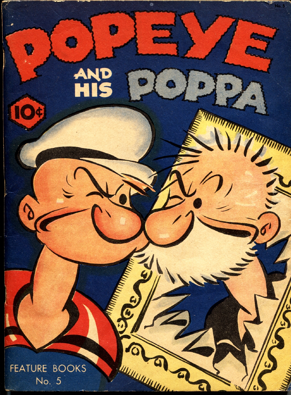 Feature Book #5-Popeye and His Poppa-1937-Comic Book: (1937