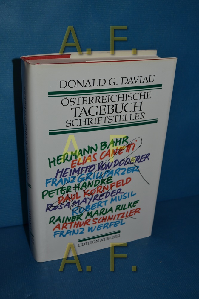 Österreichische Tagebuchschriftsteller - Daviau, Donald G.
