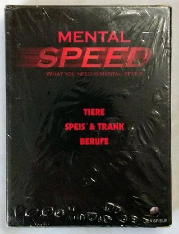 MENTAL SPEED - Tiere / Speis' & Trank / Berufe, Kartenspiel, LISA SPIELE R-040898