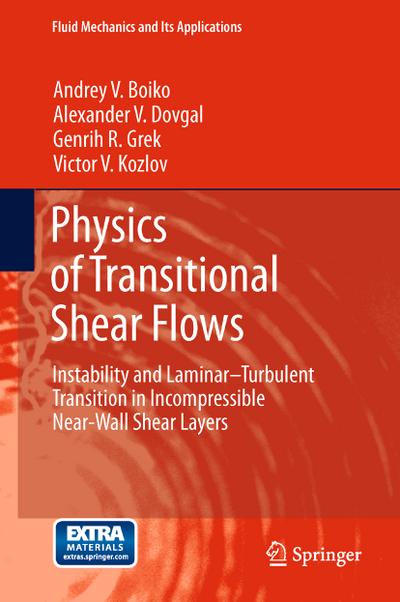 Physics of Transitional Shear Flows : Instability and Laminar¿Turbulent Transition in Incompressible Near-Wall Shear Layers - Andrey V. Boiko