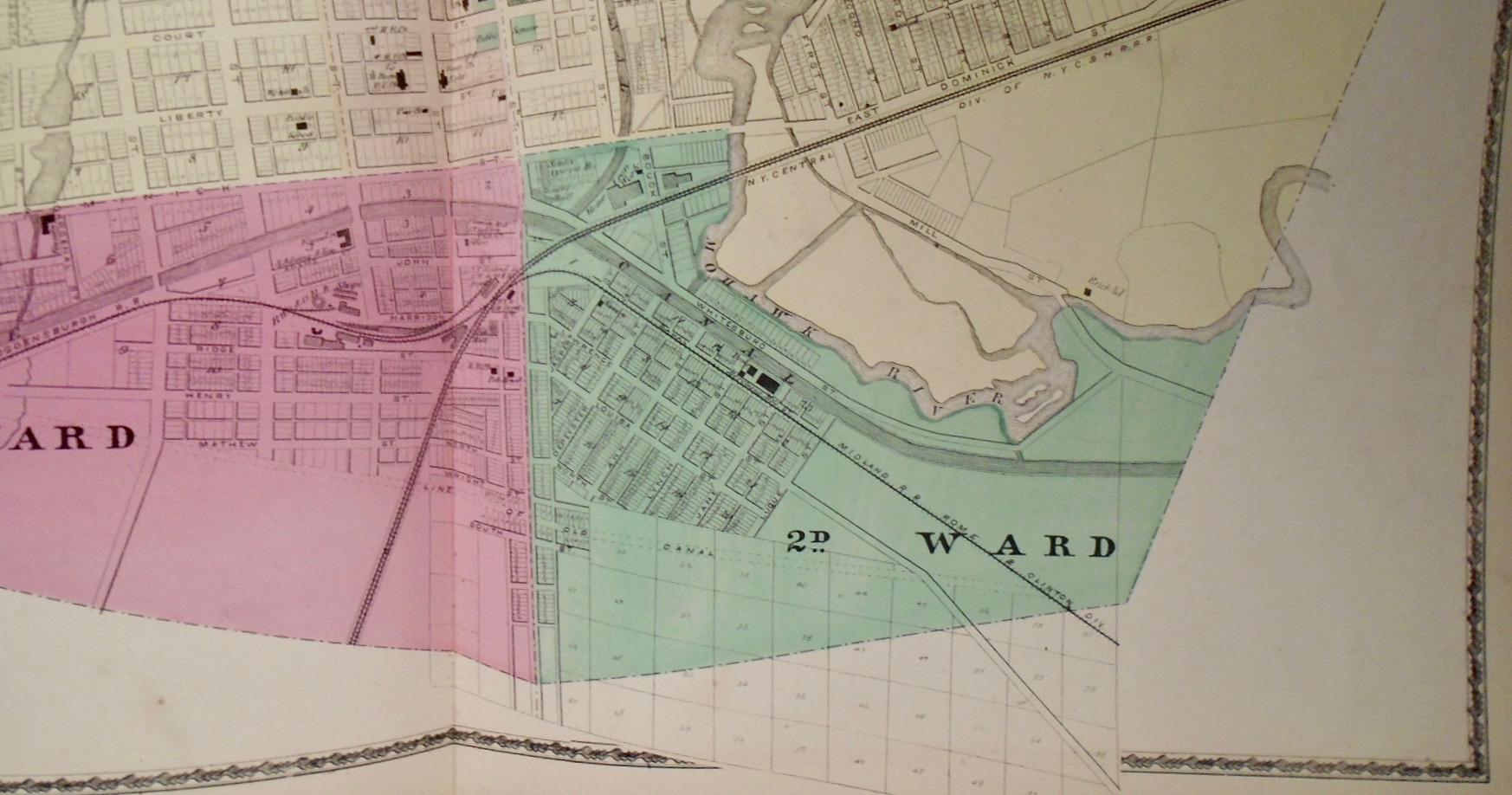 Map of Rome, New York by BEERS, D. G.: (1874)  Yesterday's Gallery, ABAA