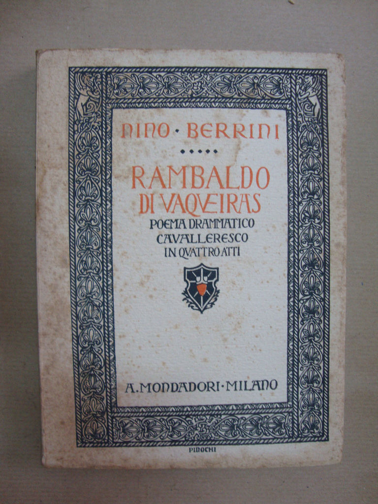 Abebooks Rambaldo di Vaqueiras (I Monferrato)