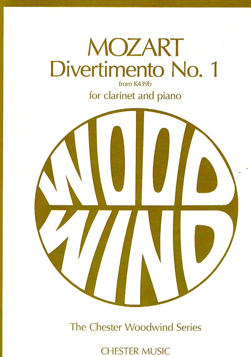 MOZART - Divertimento (K.439a) (229) nº 1 en Sib Mayor para Clarinete y Piano (Dobree) - MOZART