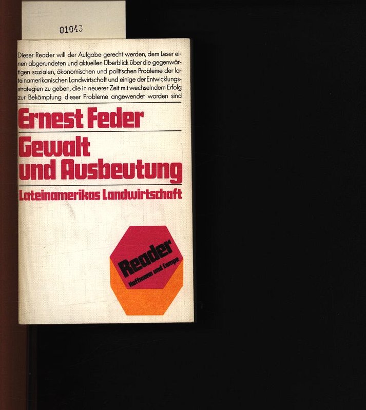 Gewalt und Ausbeutung. . - Feder, Ernest