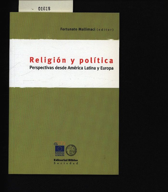 Religión y política. Perspectivas desde América Latina y Europa. - Mallimaci, Fortunato