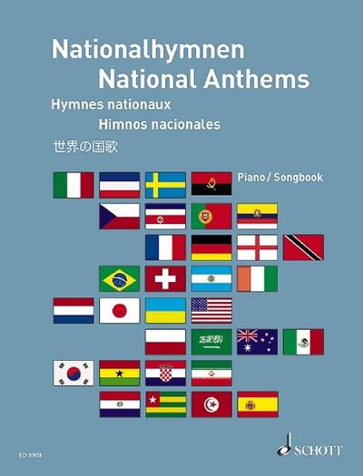 Nationalhymnen. National Anthems. Hymnes nationaux; Himnos nacionales, für Klavier und Gesang : 50 Hymnen. Klavier solo oder mit Gesang, mit Akkordsymbolen. - Jakob Seibert