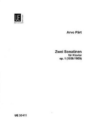 2 Sonatinen op.1 für Klavier(1958) - Arvo Pärt