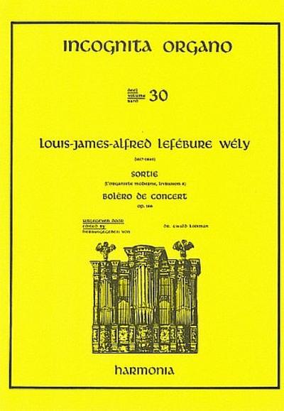 Sortie et Bolero de concert op.166pour orgue - Louis James Alfred Lefébure-Wély