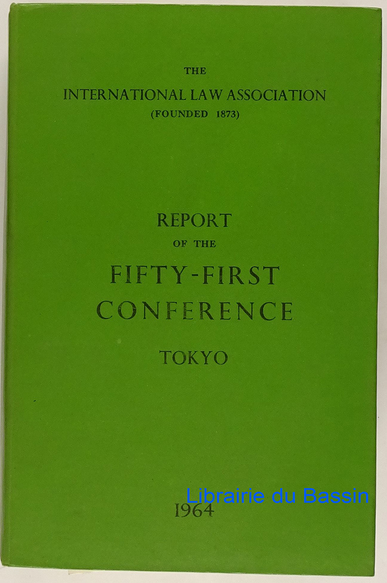Report of the fifty-first conference Tokyo by Collectif: Bon