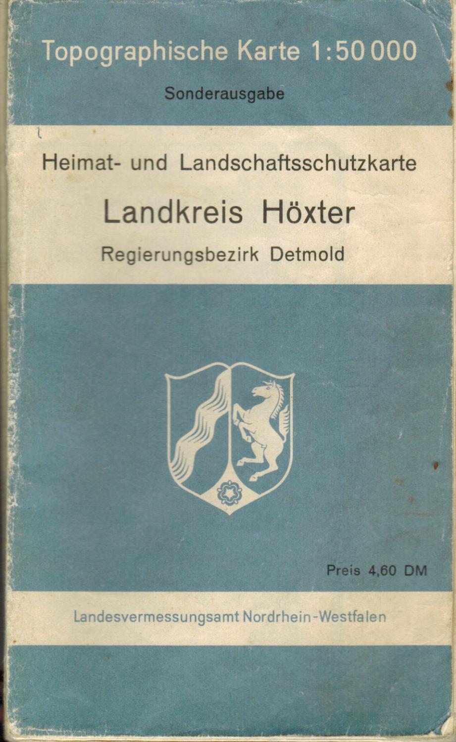 Topographische Karte 1 : 50.000 (Sonderausgabe). Heimat- und