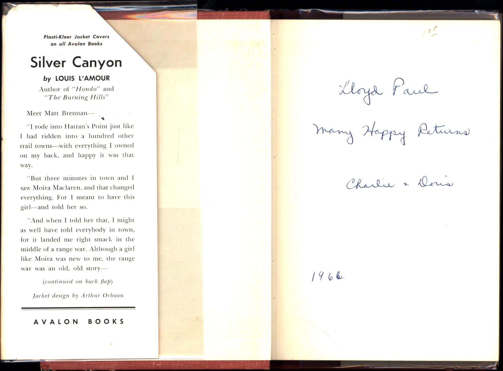 Silver Canyon – Vintage Bookseller