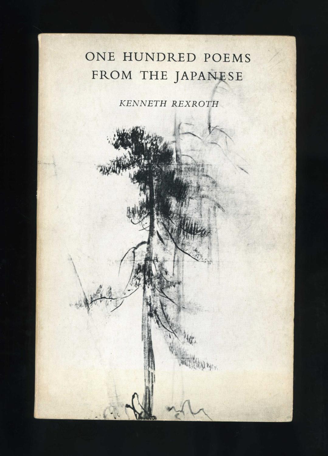 ONE HUNDRED POEMS FROM THE JAPANESE by Kenneth Rexroth: Very ONE HUNDRED POEMS FROM THE JAPANESE by Kenneth Rexroth: Very