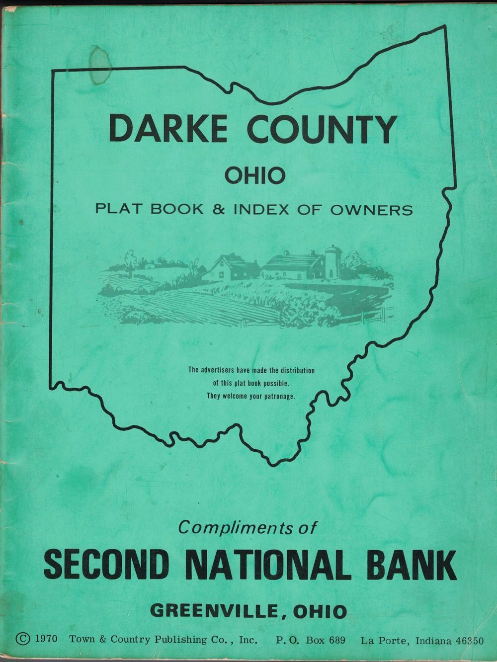 Darke County Ohio Plat Book & Index of Owners [Cover title] par Town