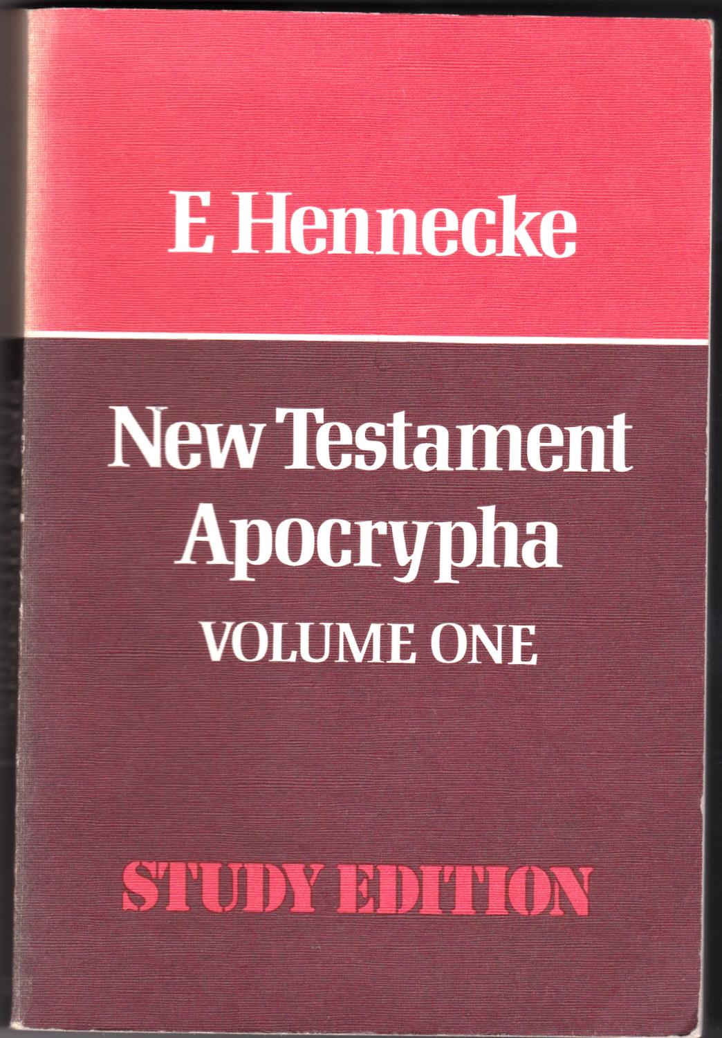 New Testament Apocrypha Volume 1. Gospels and related writings. Study edition - Hennecke, E