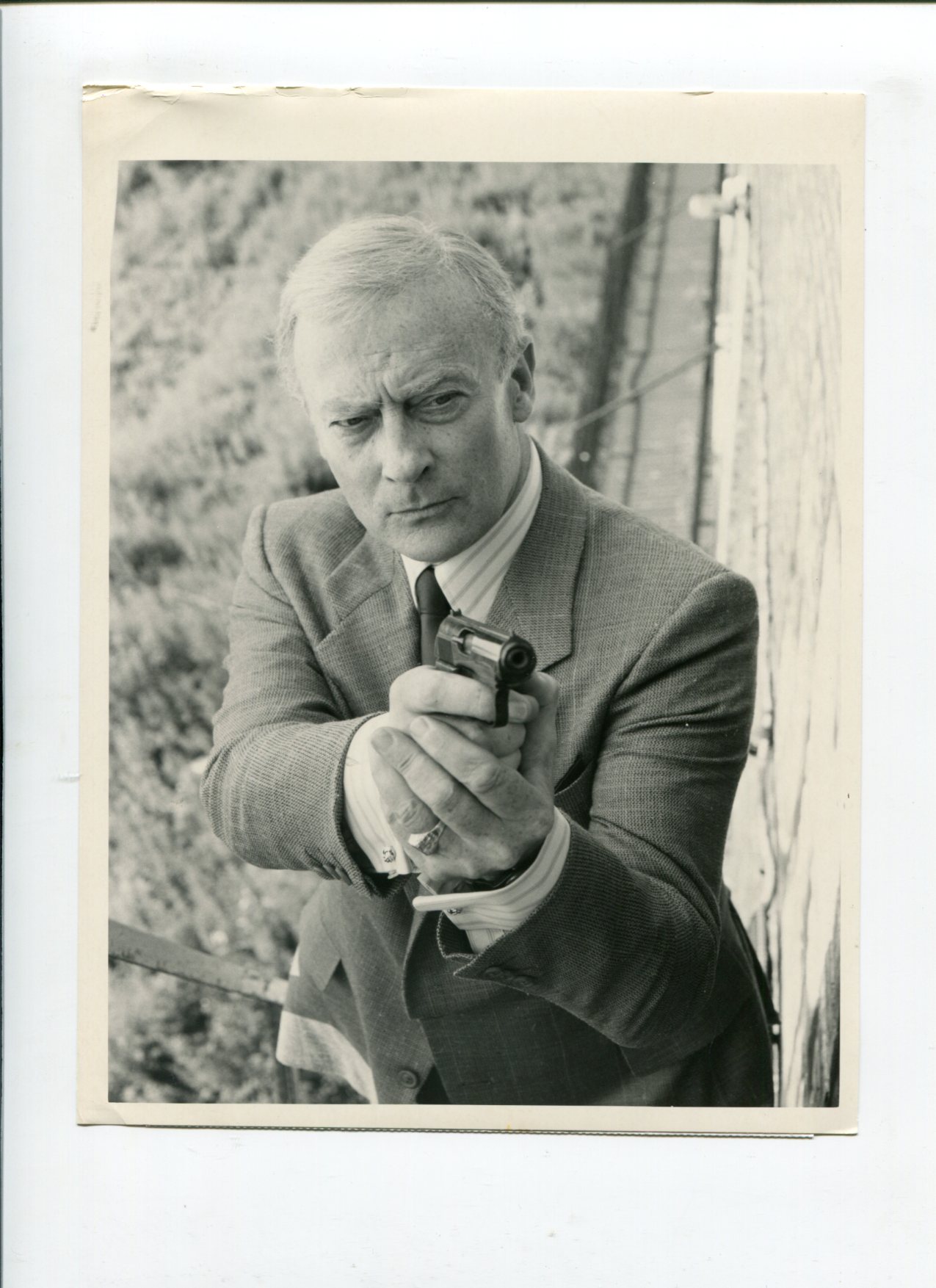 Equalizer-Edward Woodward-B&W -Still: Photograph | DTA Collectibles
