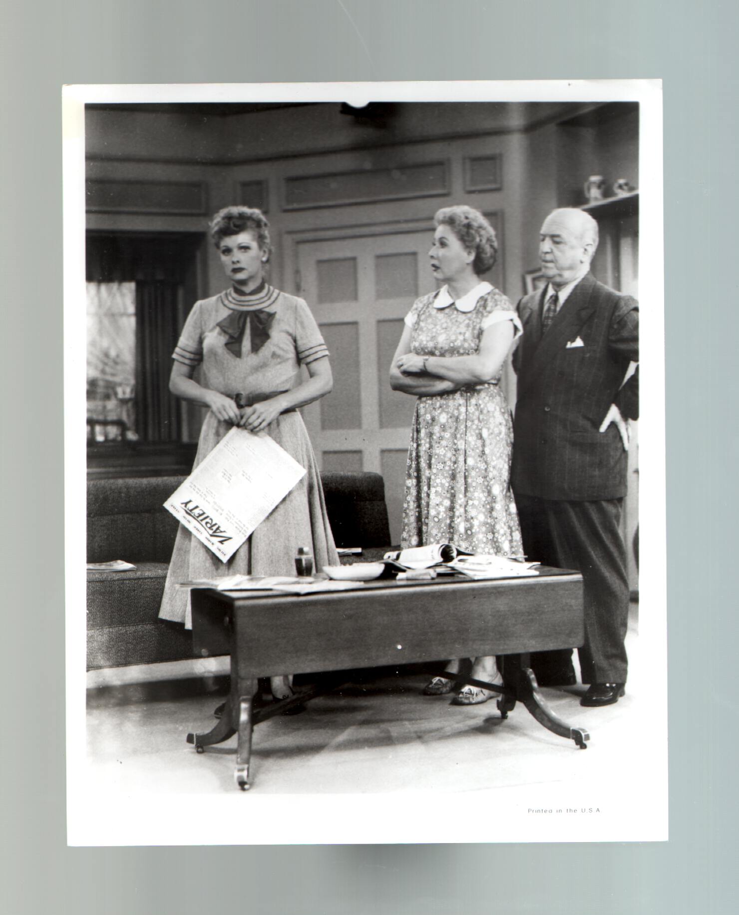 I Love Lucy Lucille Ball B/W 8x10 Photo