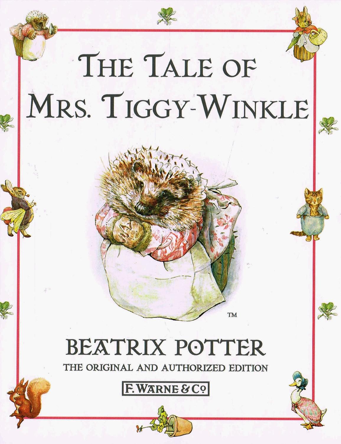 P121x Postcard Beatrix Potter Tale of Mrs Tiggy-Winkle 