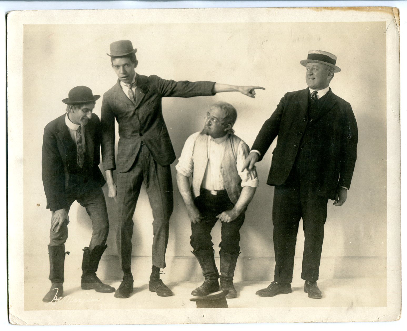 Unknown Comedy Troupe 8x10 promo still vaudeville Photograph DTA