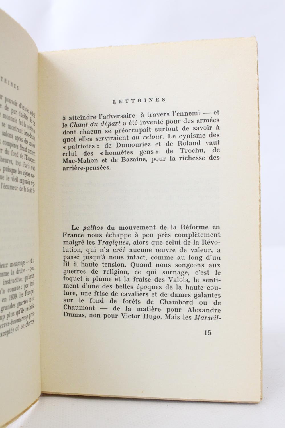 Lettrines by GRACQ Julien: couverture souple (1967) Signed by Author(s ...