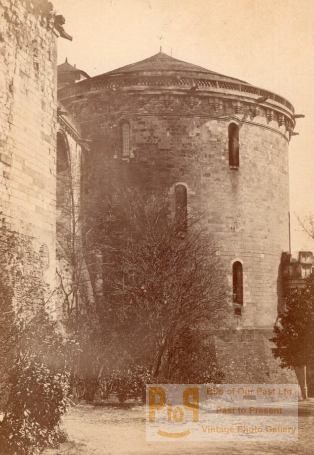 Amboise Castle Tower France old Mieusement Cabinet Card Photo 1880' MIEUSEMENT [ ]