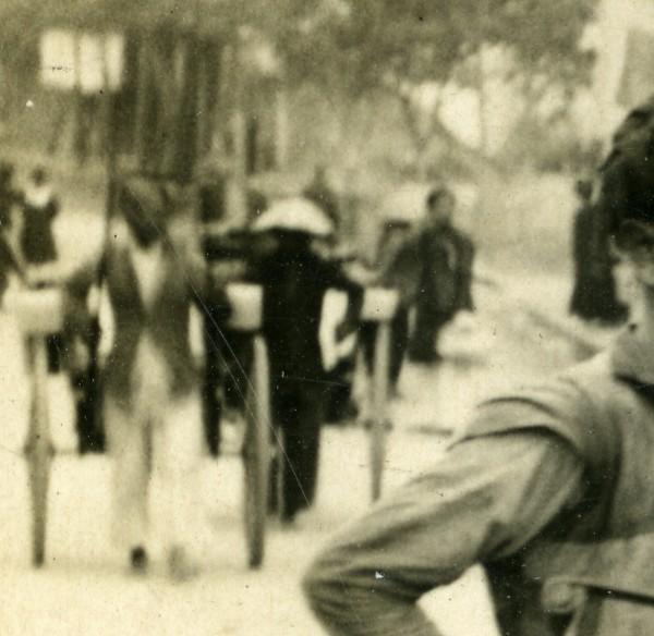 Vietnam French Tonkin Pulled Rickshaw Colonial Empire Old Photo 1890 by ...