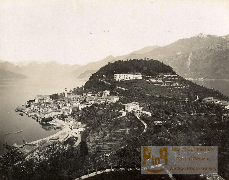 Italy Bellagio Lake Como Lago di Como Old Photo Nessi 1890 by NESSI ...