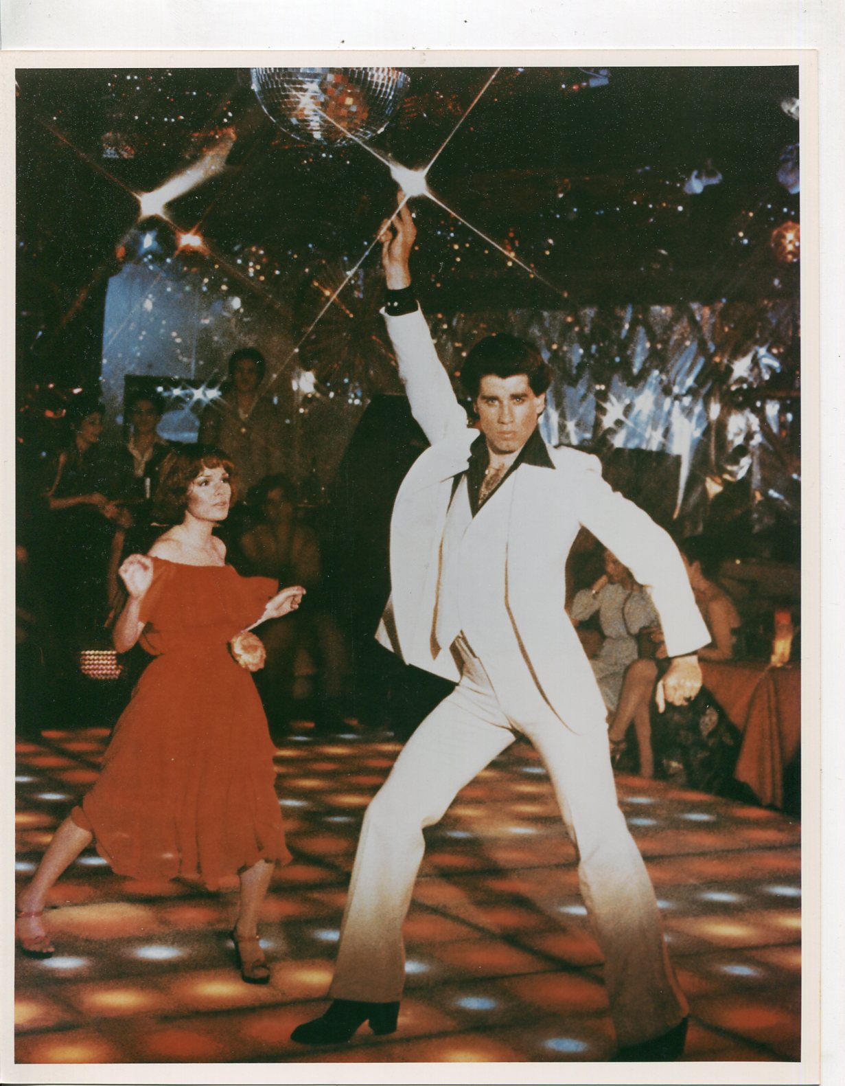 Satuarday Night Fever-John Travolta-Karen Lynn Gorney-8x10-Color-Still-FN:  Photograph | DTA Collectibles, image size:1231x1581