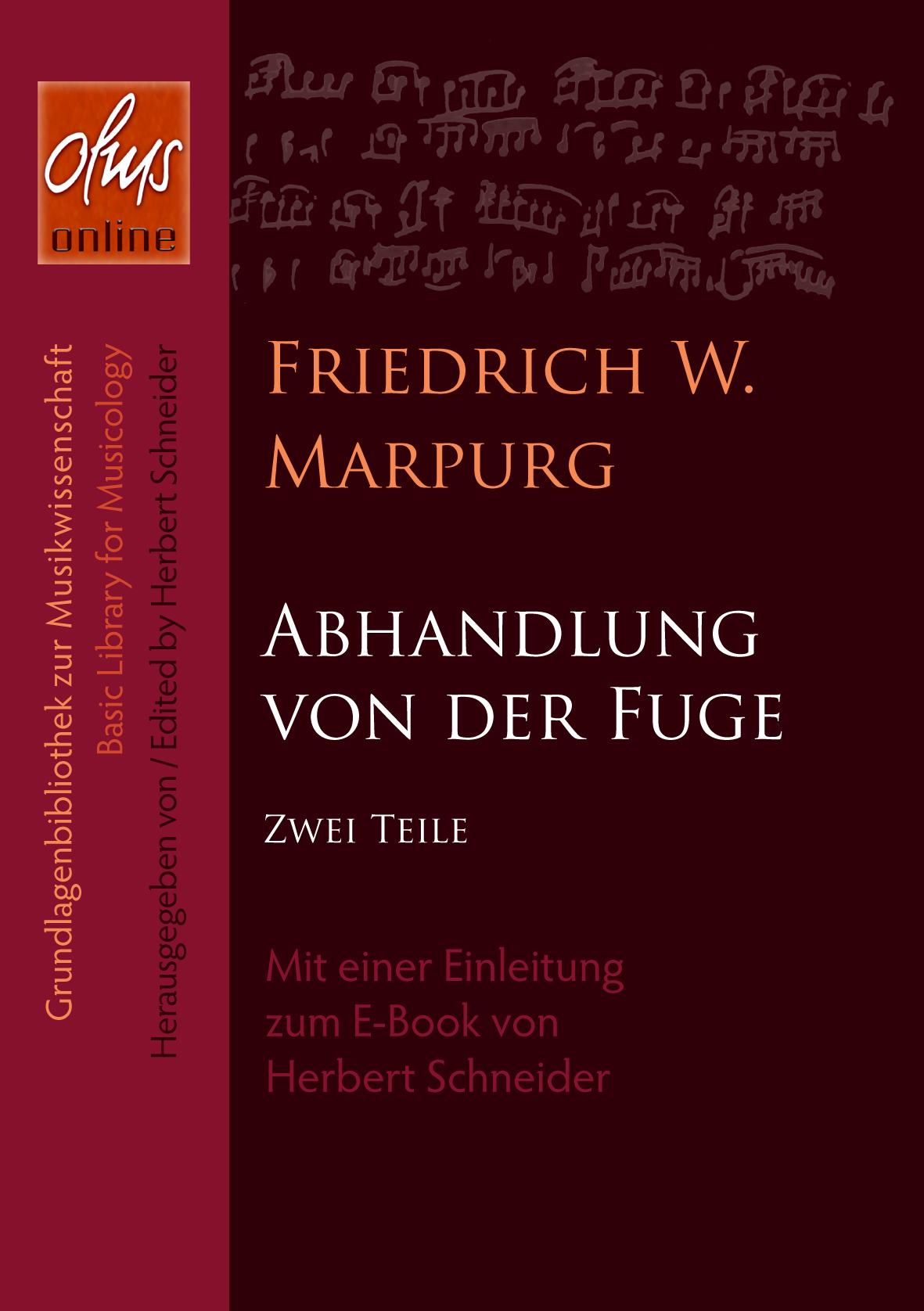 Abhandlung von der Fuge, 2 Teile. - Marpurg, Friedrich Wilhelm