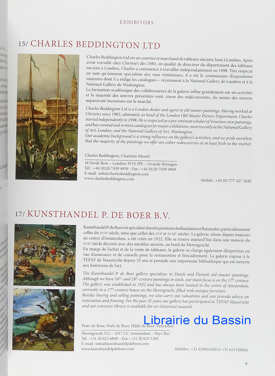 Paris Tableau Le salon international de la peinture ancienne Collectif [Bon] [Couverture souple]