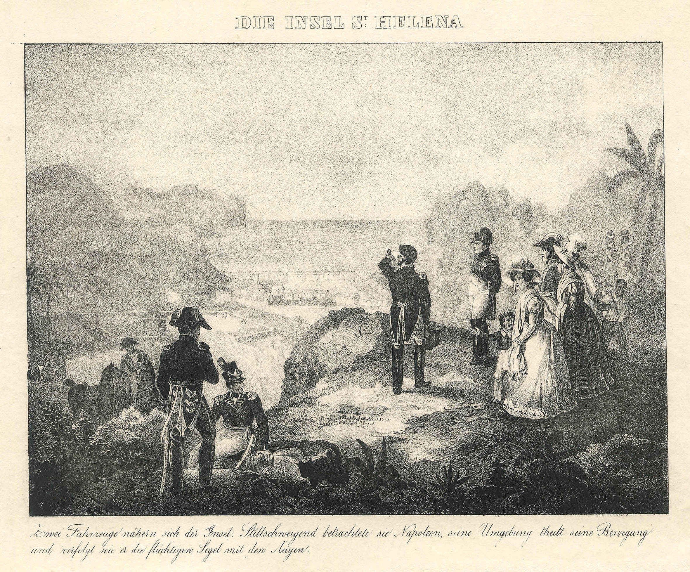 Die Insel St Helena Von St Helena Napoleon Kunst Nbsp Nbsp Grafik Nbsp Nbsp Poster Antiquariat Clemens Paulusch Gmbh