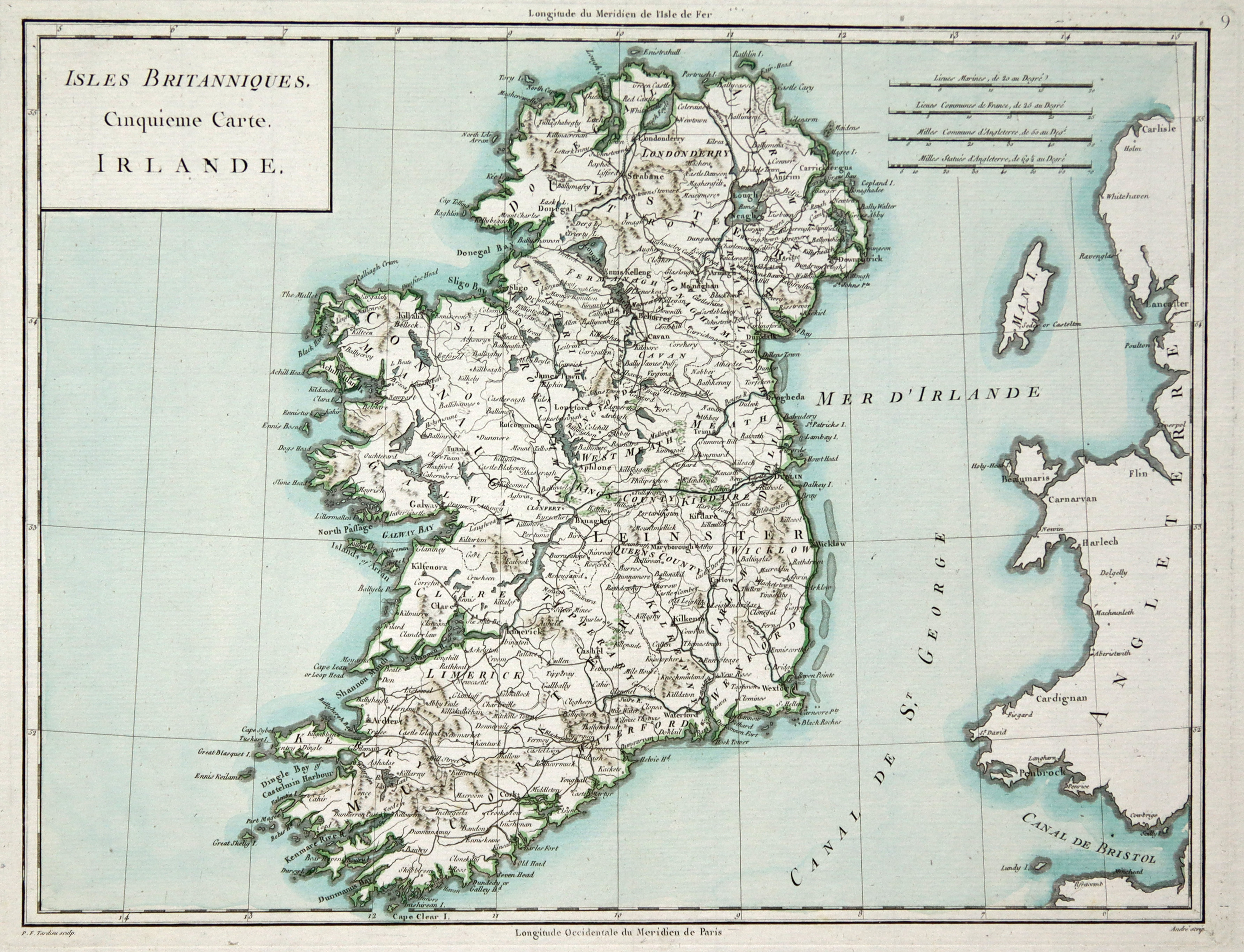 Kst Karte V P F Tardieu N Andre Isles Britanniques Cinquieme Carte Irlande By Irland Ireland Map Antiquariat Clemens Paulusch Gmbh Kst Karte V P F Tardieu N Andre Isles Britanniques Cinquieme Carte Irlande By Irland Ireland Map Antiquariat Clemens Paulusch Gmbh