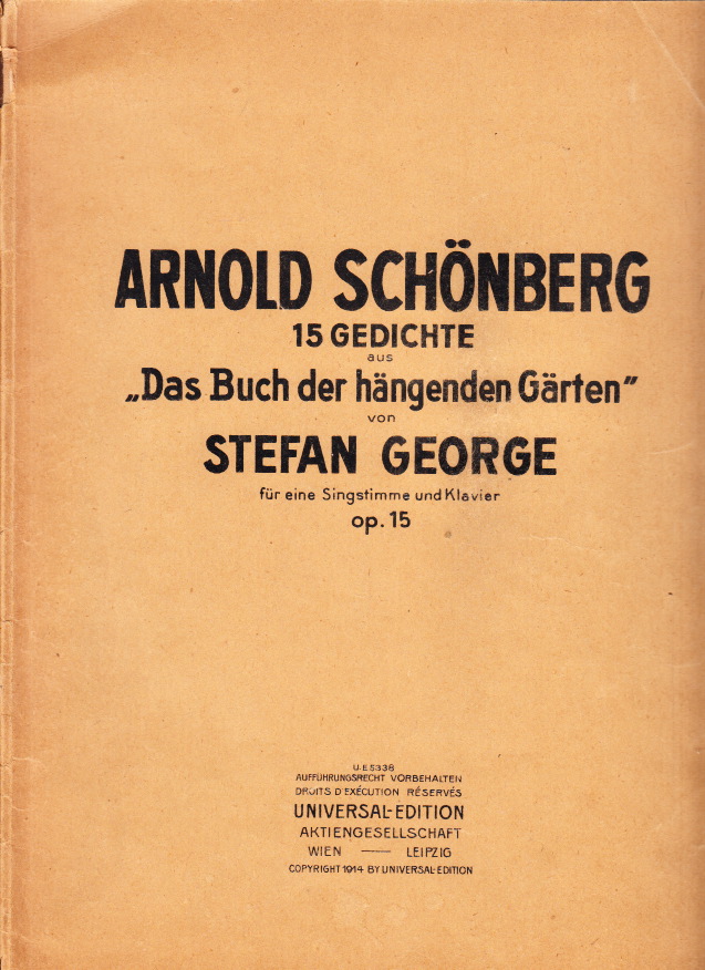 15 Gedichte aus ?Das Buch der hängenden Gärten? von Stefan für