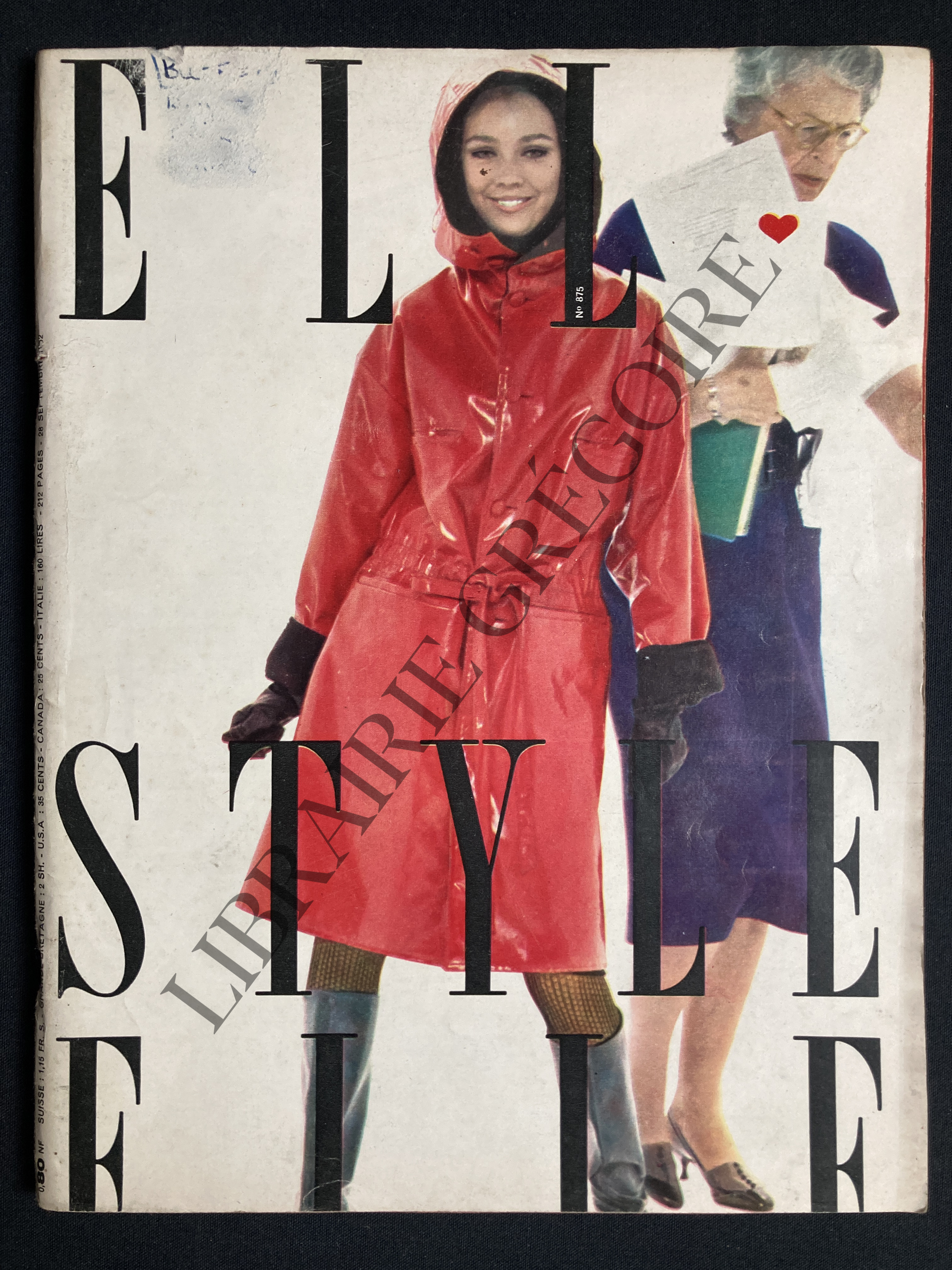 ELLE-N°875-28 SEPTEMBRE 1962 [Bon] [Couverture souple]
