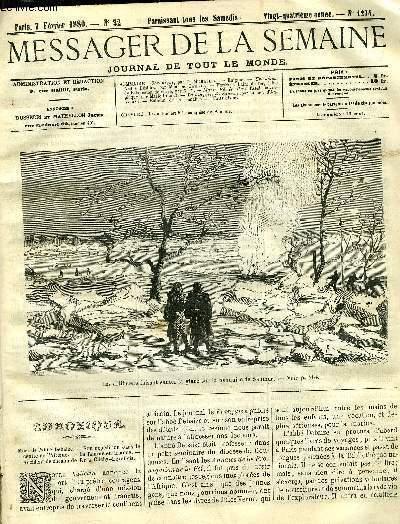 LE MESSAGER DE LA SEMAINE N° 1274 - Un héors, André Désilles par Maurice Gardot, Laine de fer, laine de bois, coton de verre par X.Y., Marie Edmée Pa