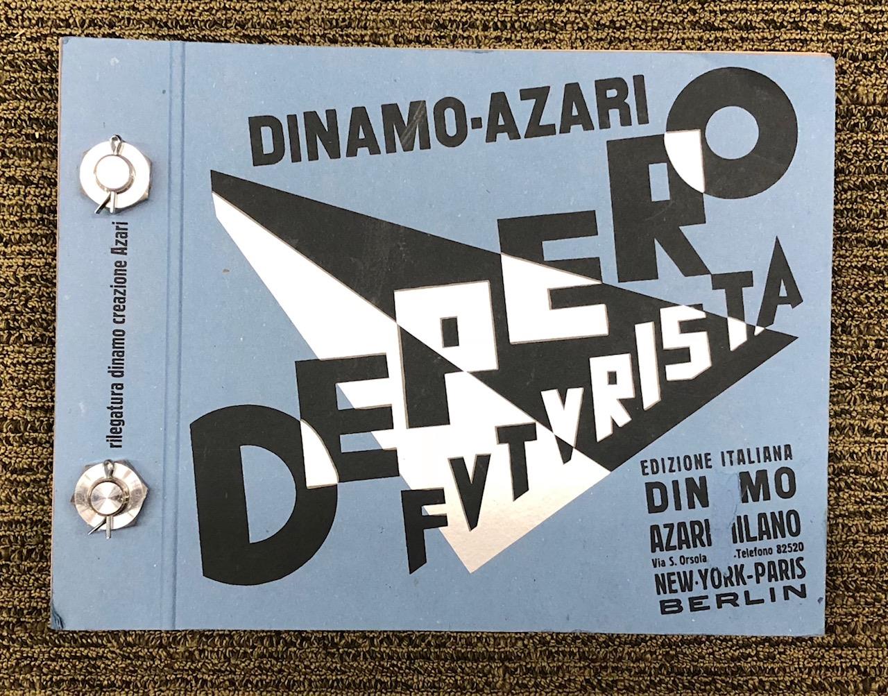 Depero Futurista [The Bolted Book] by DEPERO, Fortunato