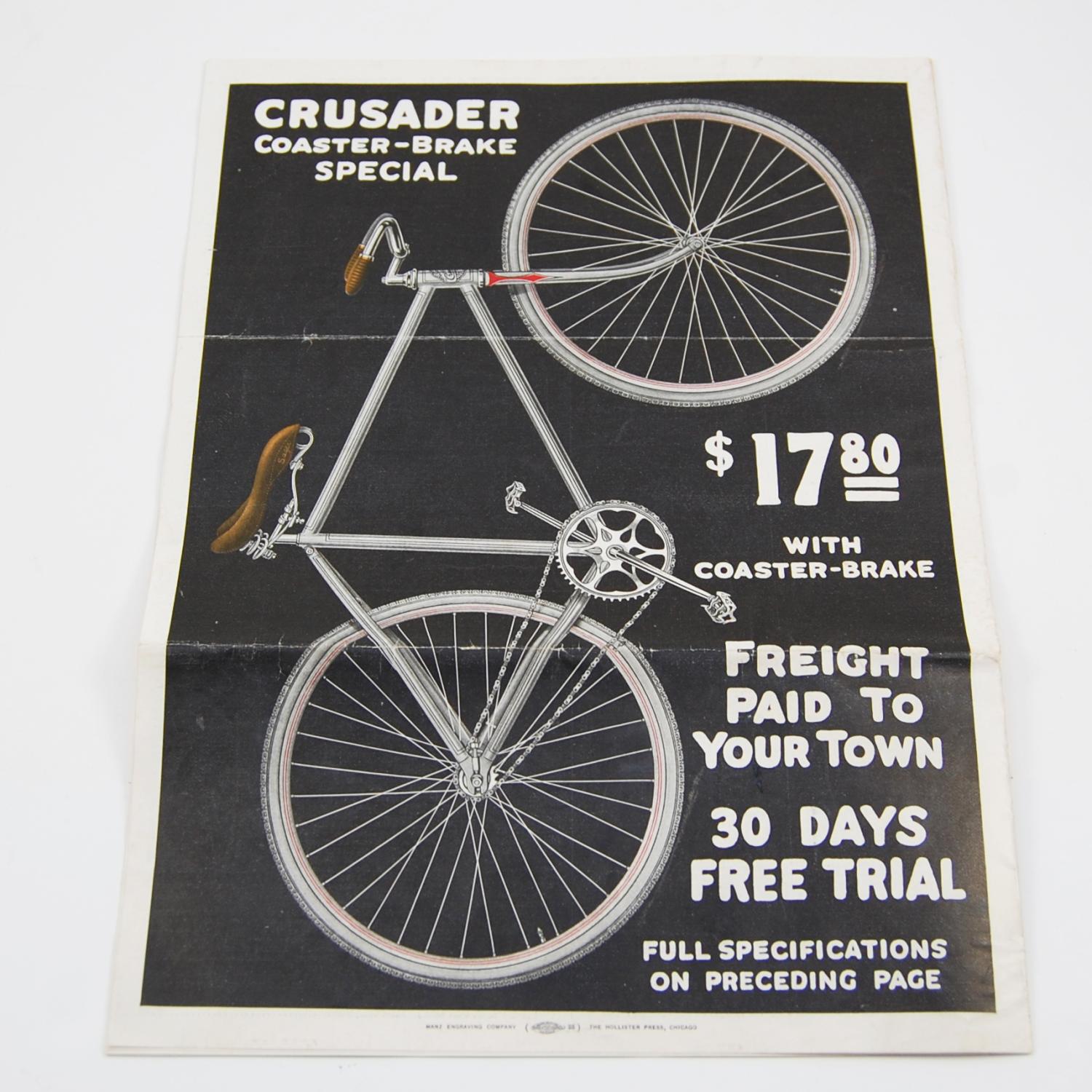 Crusader Bicycles advertising booklet. by Mead Cycle Company Alembic