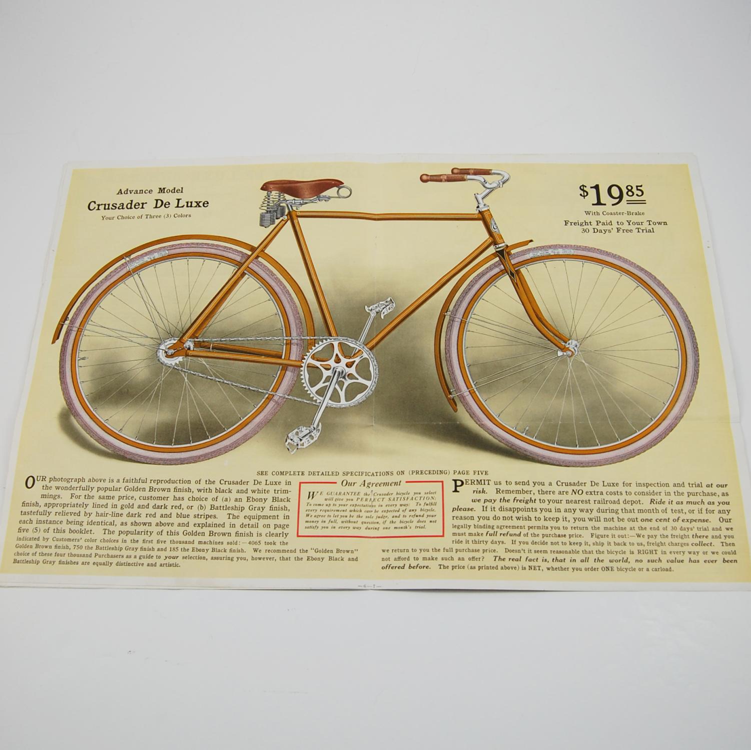 Crusader Bicycles advertising booklet. by Mead Cycle Company Alembic