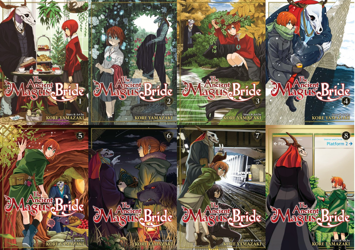 Kore Yamazaki's Ghost and Witch, and The Ancient Magus Bride Manga