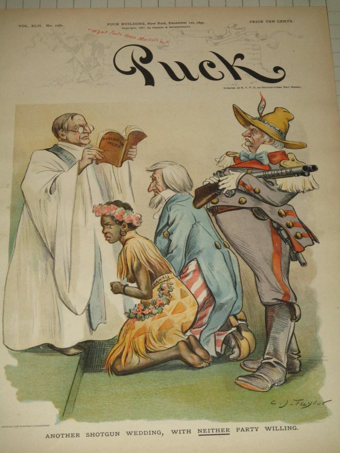 1897 Puck Lithograph 