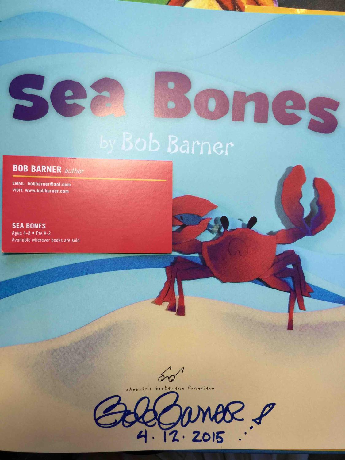 SEA BONES. par Barner, Bob. Signed by Author(s) Bookfever, IOBA (Volk & Iiams)