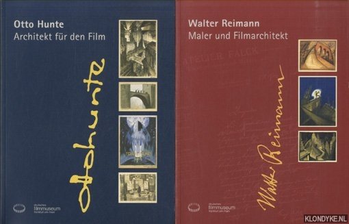 Klassische deutsche Filmarchitektur: Architekt fur den Film; Maler und Filmarchitekt; Bauten fur den Film (3 volumes in box) - Hunte, Otto & Walter Reimann & Hans Poelzig